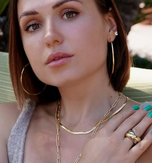 14K Gold Plated Double Cocktail Rings for Women - Image 3